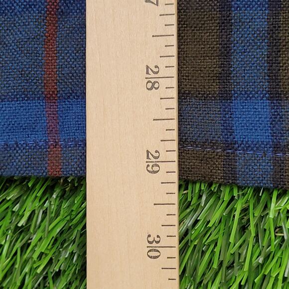 Vintage 90s Van-Heusen Plaid Button Shirt Large 24x29 Baggy - Picture 11 of 13